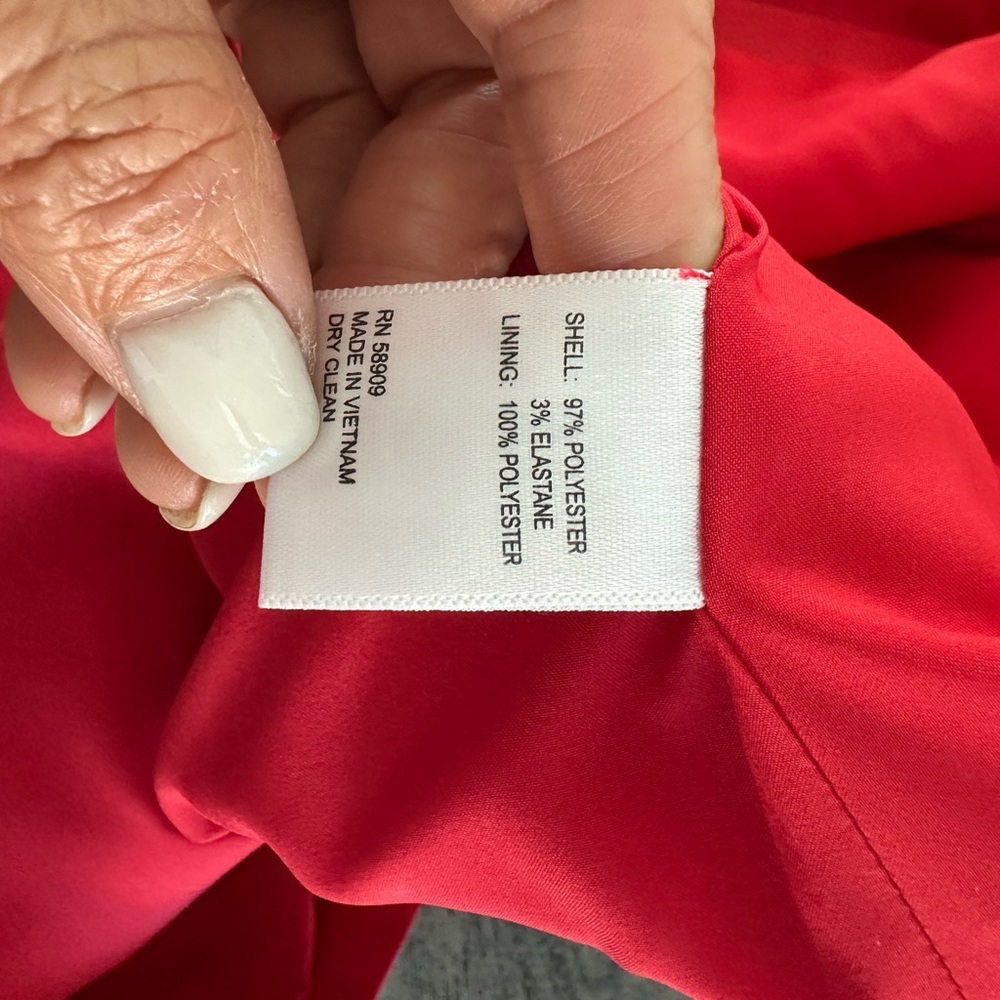 NWT Gianni Bini Elegant Red Mini Dress - Picture 9 of 10